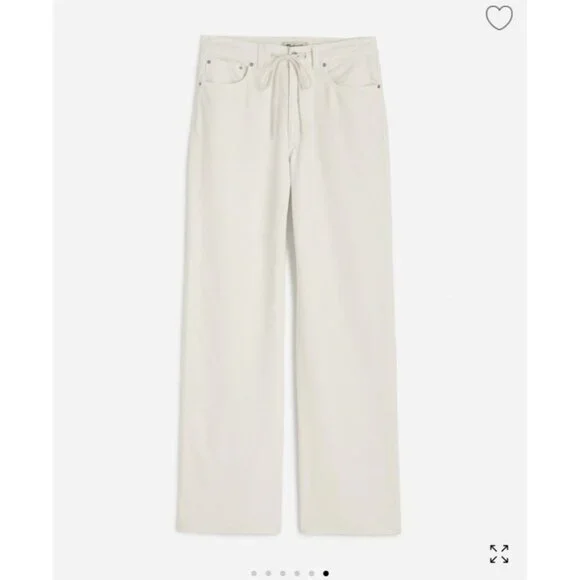 Madewell Low-Slung Baggy Jean: Airy Denim Edition Vintage Canvas Women's Sz 30 - Picture 6 of 16